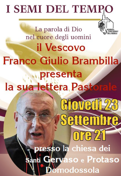 Domodossola 23.09.21 – Presentazione lettera Pastorale Vescovo