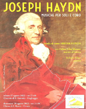 Sabato 27 MAGLIOGGIO e Domenica 28  VICENO – Concerto Josef Haydn – Musiche per soli e coro