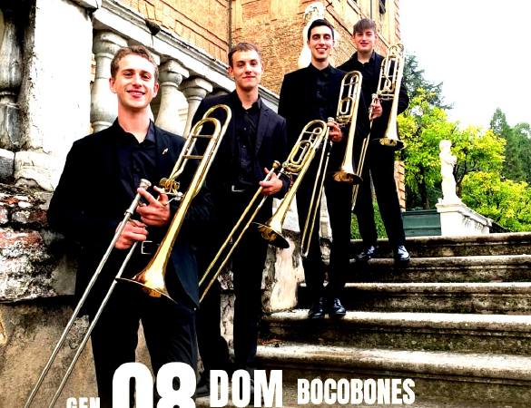 Domenica 8 gennaio 2023 – Crodo: Concerto Trombone Quartet Bocobones e Coro Cantiamo con gioia